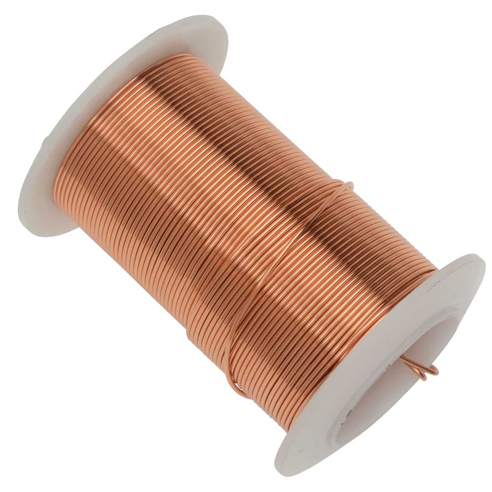 16 Gauge Coated Non-Tarnish Copper Wire in 15 Foot Coil