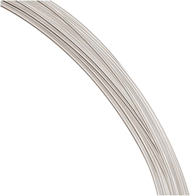 1 Oz. (24 Ft.) Sterling Silver Wire 21 Gauge - Round-Dead Soft