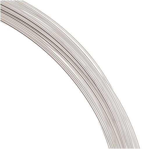 1 Ounce (30 Ft.) Sterling Silver Round Wire, 22 Gauge - Half Hard