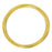 Memory Wire, Bracelet Round Size Large, 1mm (.039") Thick /  2.50 Inch Diameter, 9 Loops, Gold Tone