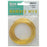Memory Wire, Bracelet Round Size Small 2 Inch Diameter, 57 Loops, Gold Plated