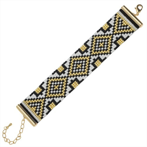 Refill - Gatsby Loom Bracelet - Gold - Exclusive Beadaholique Jewelry Kit
