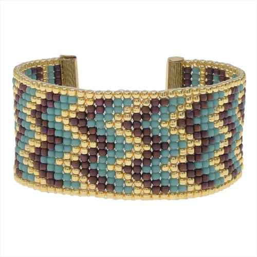 Refill - Cascading Chevrons Loom Bracelet - Exclusive Beadaholique Jewelry Kit