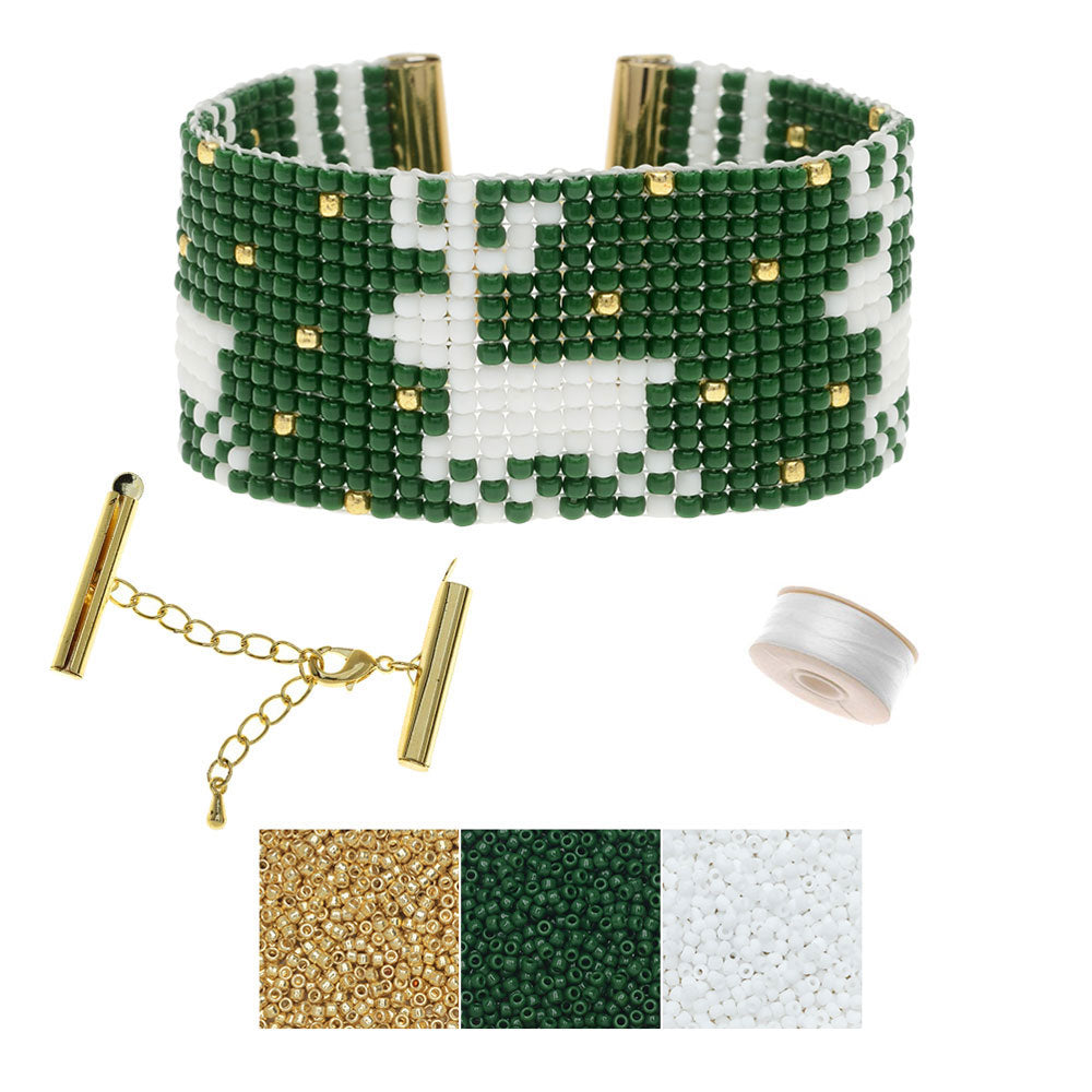 Refill - Holiday Reindeer Loom Bracelet - Exclusive Beadaholique Jewelry Kit