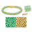 Refill - Splendid Spiral Kumihimo Bracelet in Mint and Gold - Exclusive Beadaholique Jewelry Kit