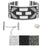 Refill - Black Tie Deco Loom Bracelet  - Exclusive Beadaholique Jewelry Kit