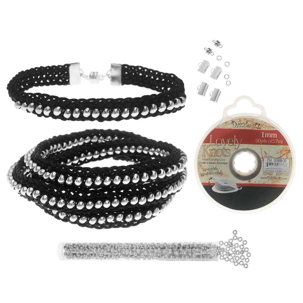 The Beadsmith Jewelry Kit, Iris Shimmer Bracelet, 1 Kit