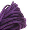 Rayon Satin Rattail 1mm Cord - Knot & Braid - Purple (6 Yards)
