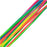 Rayon Satin Rattail 1mm Cord - Knot & Braid - Neon Rainbow (6 Yards)