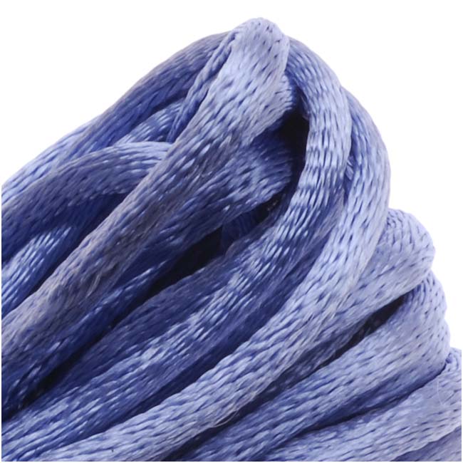 Rayon Satin Rattail 2mm Cord - Knot & Braid - Periwinkle Purple (6 Yards)