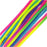 Rayon Satin Rattail 2mm Cord - Knot & Braid - Neon Rainbow (6 Yards)