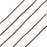 Lovely Knots - Asian Knotting Cord 1mm Thick - Lt Chocolate (50 Yards On Bobbin)