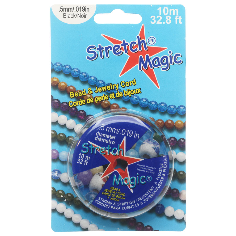 Stretch Magic Bead & Jewelry Cord .5mmX10m Black