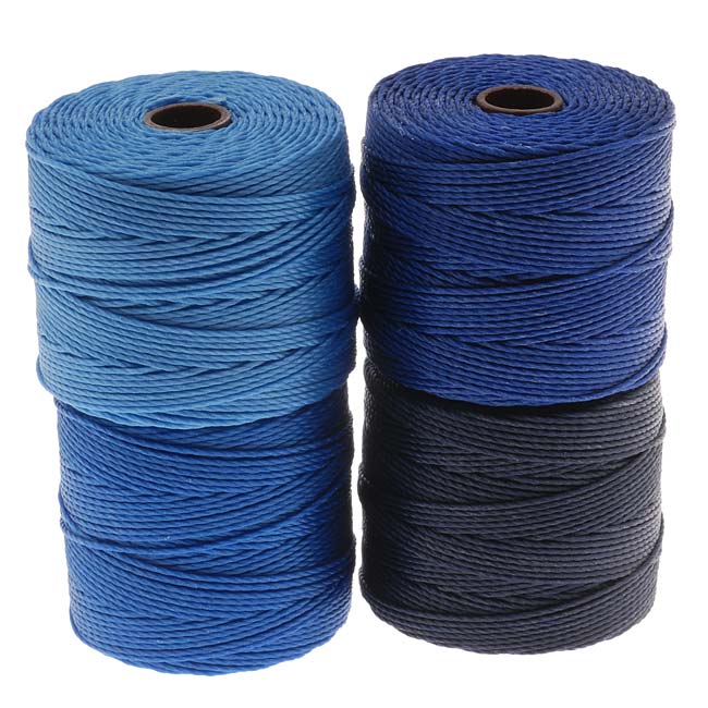 12 Super-Lon #18 Beading Cord for Jewelry Making, Kumohimo by The