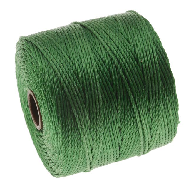Super-Lon, S-Lon, Cord - Size 18 Twisted Nylon - Green / 77 Yard Spool —  Beadaholique