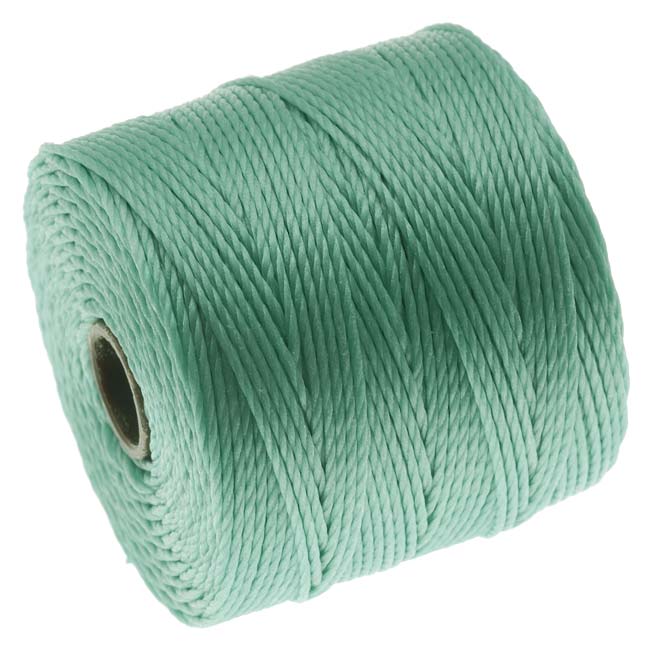 Super-Lon, S-Lon, Cord - Size 18 Twisted Nylon - Turquoise / 77 Yard Spool