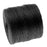 Heavy Super-Lon, S-Lon, Cord - Twisted Nylon - 0.9mm Black (35 Yards)