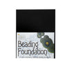 The Beadsmith Beading Foundation - For Embroidery Work - Black 5.5x4.25 Inches, 1 Sheet