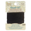 Knot-It Waxed Brazilian Cord, 2-Ply Polyester 0.7mm Thick, Chocolate (15 Yards)