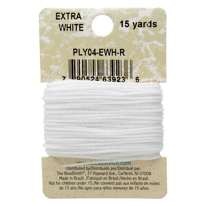 Knot-It Waxed Brazilian Cord, 2-Ply Polyester 0.7mm Thick, 15 Yards, Metallic Gold