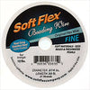 Soft Flex, 21 Strand Fine Beading Wire .014 Inch Thick, Satin Silver (30 Feet)