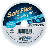 Accu-Flex Beading Wire .019 Inch Width 49 Strand 100 Feet