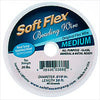 Soft Flex, 49 Strand Medium Beading Wire .019 Inch Thick, Satin Silver (30 Feet)