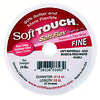 Soft Flex, Soft Touch 21 Strand Fine Beading Wire .014 Inch Thick, Satin Silver (30 Feet)