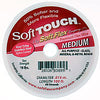 Soft Flex, Soft Touch 49 Strand Medium Beading Wire .019 Inch Thick, Satin Silver (100 Feet)