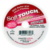 Soft Flex, Soft Touch 49 Strand Medium Beading Wire .019 Inch Thick, Satin Silver (30 Feet)