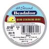 Beadalon Wire Standard Bright 49 Strand .018 Inch / 30Ft