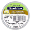 Beadalon Wire Satin Gold 7 Strand .018 Inch / 30Ft