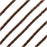 Braided Faux Leather Cord 3.5mm - Brown - Pack of 1 Meter