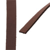 Flat Faux Leather Cord, 10x1.3mm, 1 Meter, Chocolate Brown