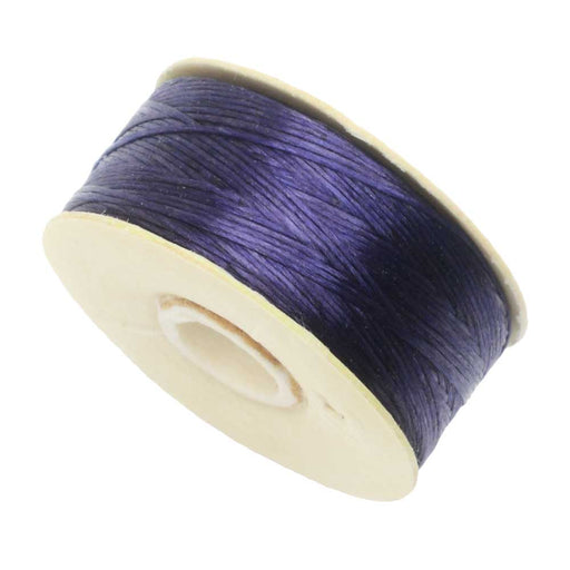 NYMO Nylon Beading Thread Size D for Delica Beads - Dark Purple 64YD (58 Meters)