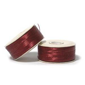 Red Nymo Nylon Beading Thread Size D (60 Yards)