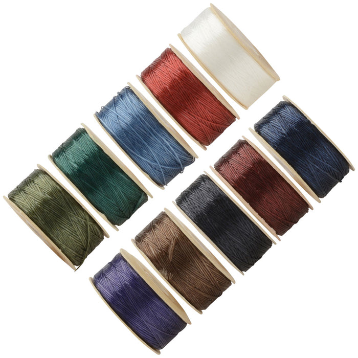 Nymo Nylon Beading Thread, Size D for Delicas, 10 64 Yard (58 Meter) Spools, Assorted Colors