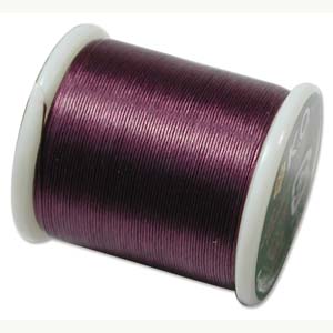 Japanese Nylon Beading K.O. Thread for Delica Beads - Purple 50 Meters