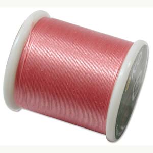 Japanese Nylon Beading K.O. Thread for Delica Beads - Rose Pink 50 Meters