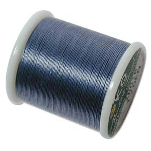 Japanese Nylon Beading K O Thread for Delica Beads Denim Blue 50 Meters