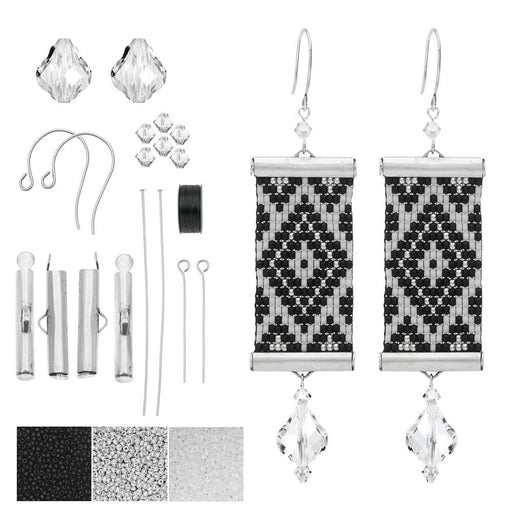 Refill - Loom Statement Earrings in Helsinki - Exclusive Beadaholique Jewelry Kit