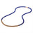 Refill - Long Beaded Kumihimo Necklace - Blue & Rose Gold - Exclusive Beadaholique Jewelry Kit