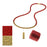 Refill - Long Beaded Kumihimo Necklace - Red and Gold - Exclusive Beadaholique Jewelry Kit