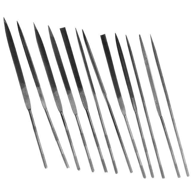 Needle Files - Set Of 12 - For Wire Work and Wrapping