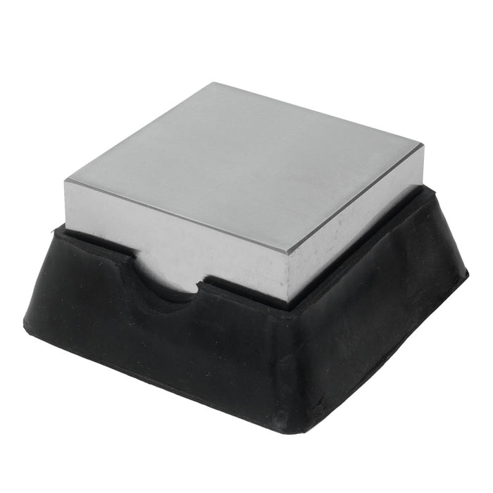 Mini Rubber And Steel Bench Block For Metal Working And Wire Hardening