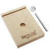 TierraCast Eyelet Setting Kit, Rectangle Maple Wood Block 3.75x5.5 Inches & Eyelet Setting Tool