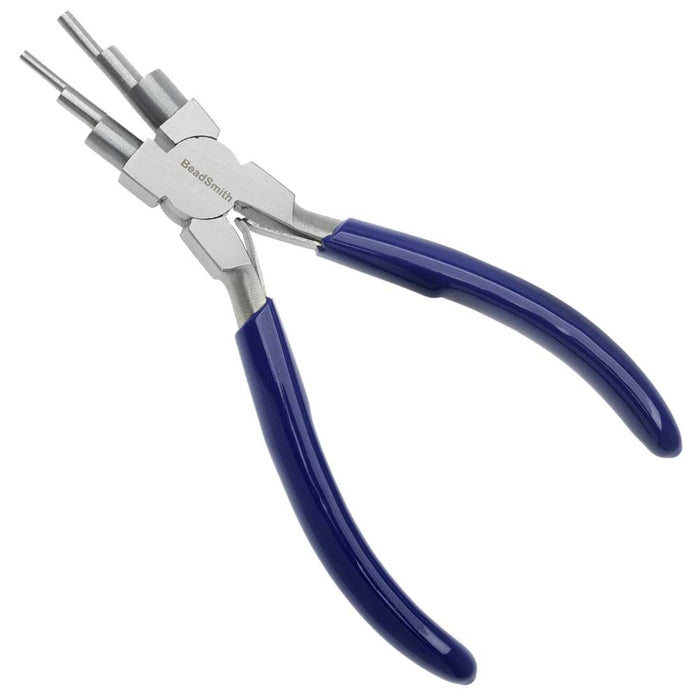 The Beadsmith, 6-Step Bail Making Pliers Makes 2mm to 9mm Loops (1 Piece)