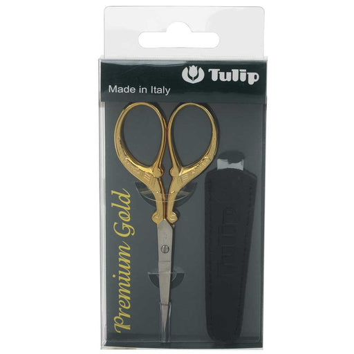 Tulip Premium Scissors, Gold Handle 5-Inch