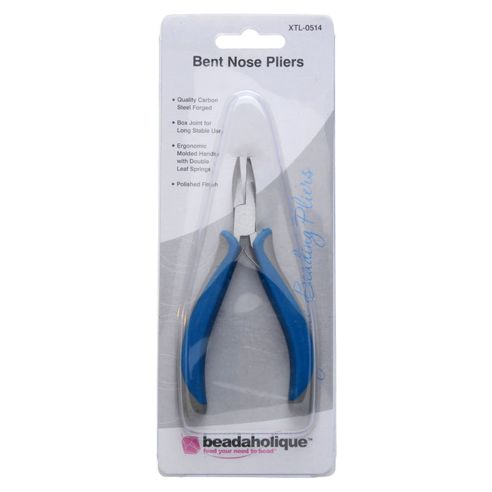 Beadaholique Ergonomic Beading Pliers, Bent Nose (1 Piece)