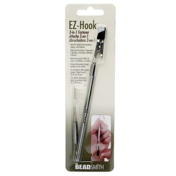 The Beadsmith Tool, EZ-Hook 3-In-1 Fastener, 1 Tool